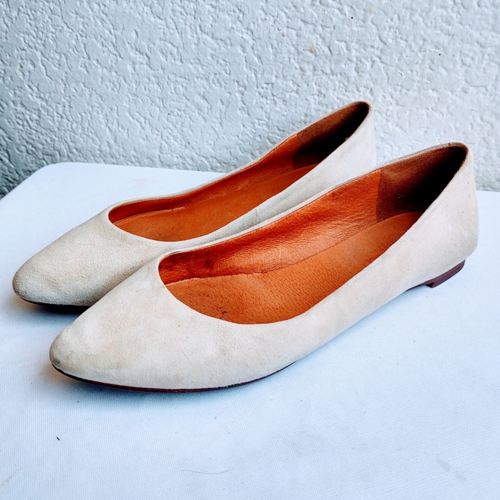 Madewell Cream Flats